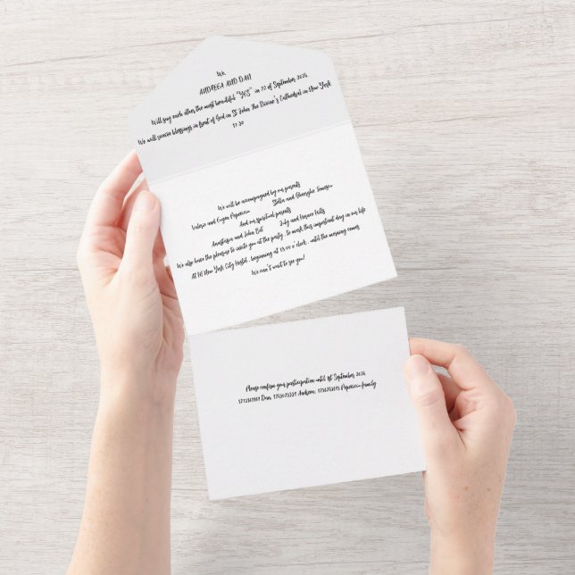 Invitación a la boda (desgarro)