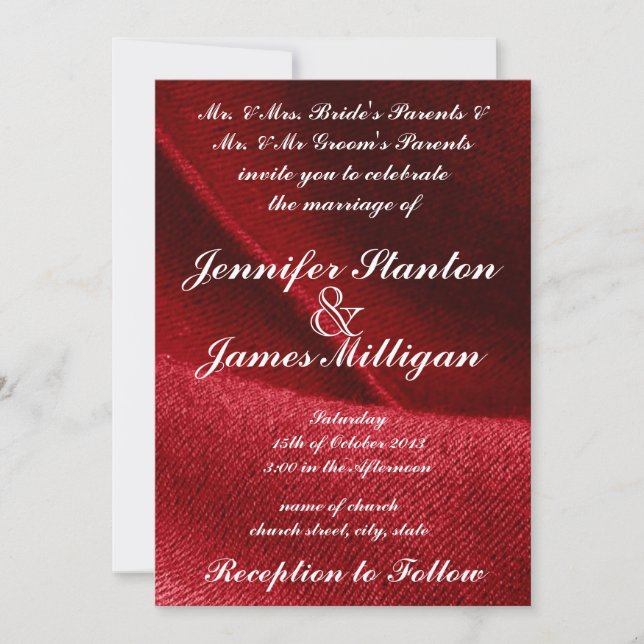Invitación a la boda (Anverso)