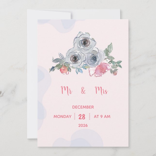 Invitación a la boda (Anverso)