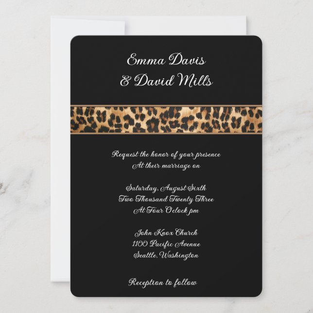 Invitación a la boda (Anverso)