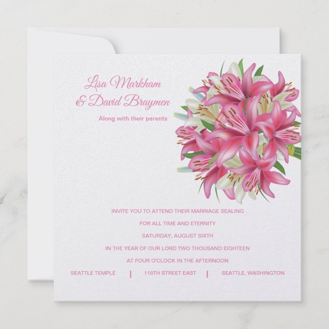 Invitación a la boda (Anverso)