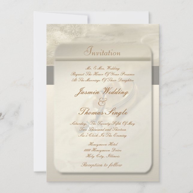 Invitación a la boda (Anverso)
