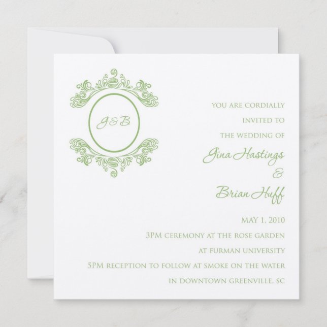 Invitación a la boda (Anverso)