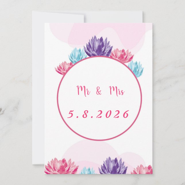 Invitación a la boda (Anverso)