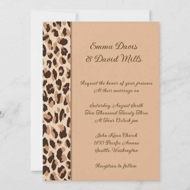 Invitación a la boda (Anverso)