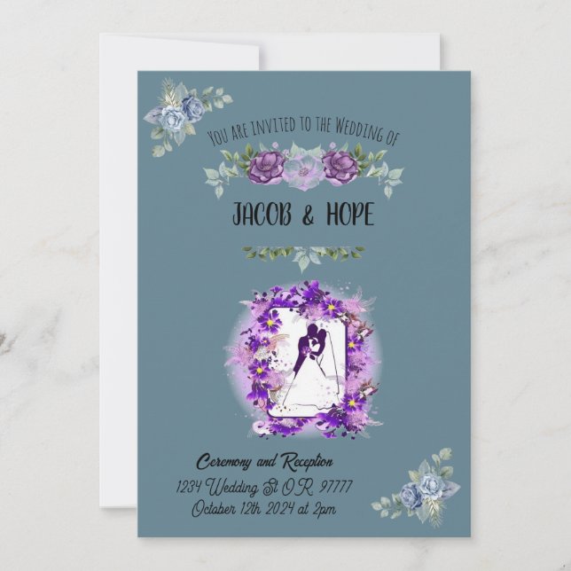 Invitación a la boda (Anverso)