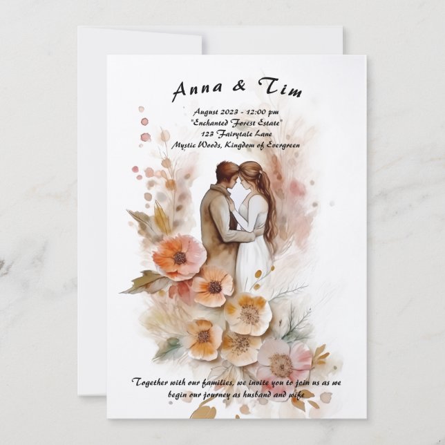 Invitación a la boda (Anverso)