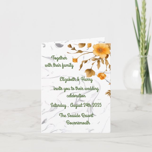 Invitación a la boda (Anverso)