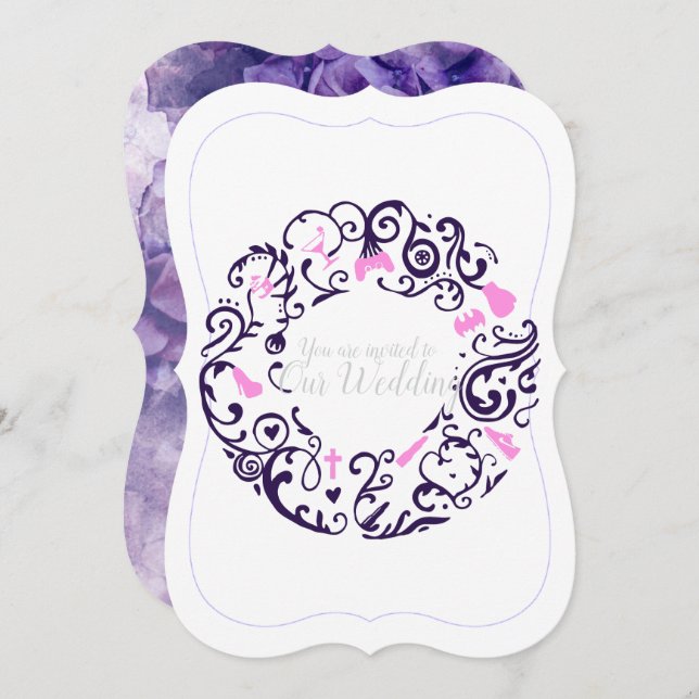 Invitación a la boda (Anverso / Reverso)