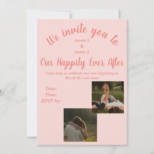 Invitación a la boda (Anverso)