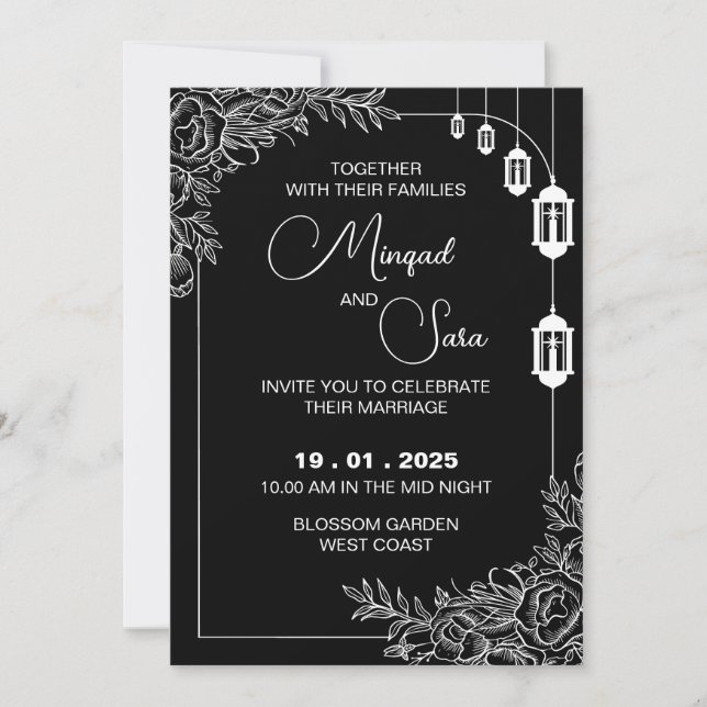 Invitación a la boda (Anverso)