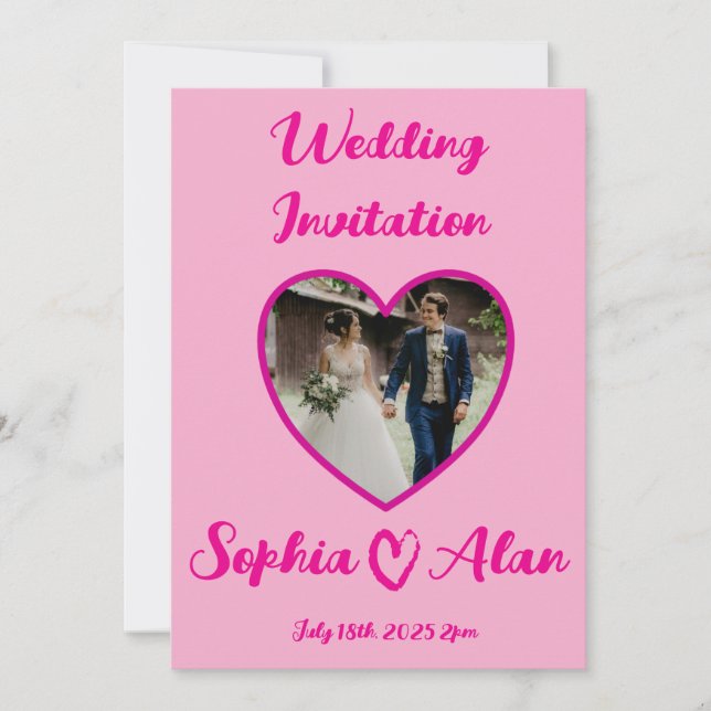 Invitación a la boda (Anverso)