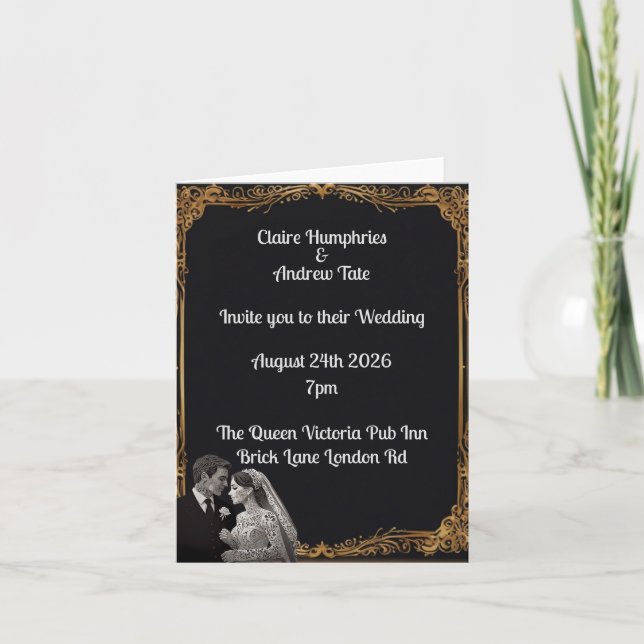 Invitación a la boda (Anverso)
