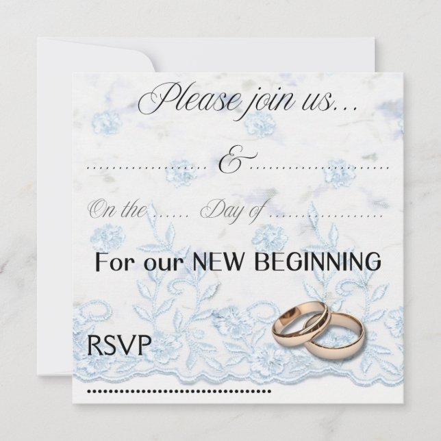Invitación a la boda (Anverso)