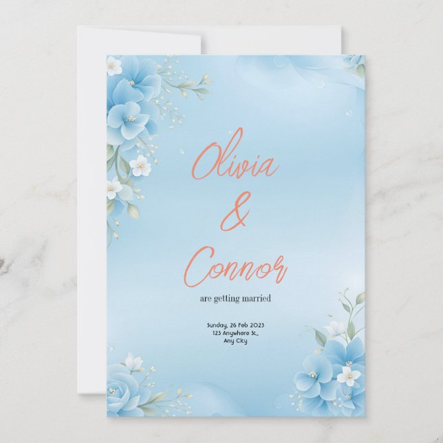 Invitación a la boda (Anverso)