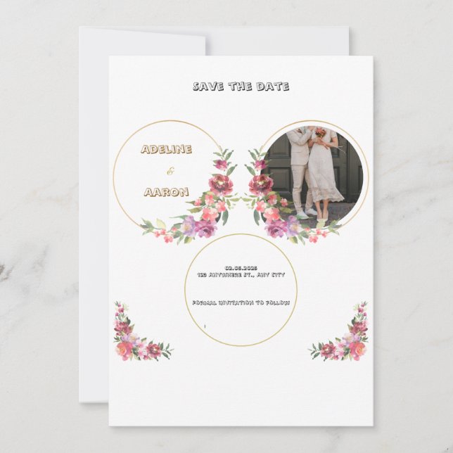 Invitación a la boda (Anverso)