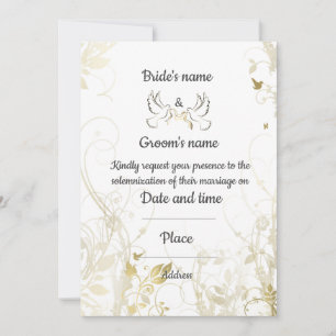 Invitación a la boda