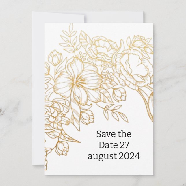 Invitación a la boda (Anverso)
