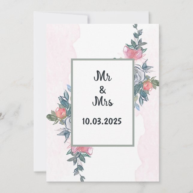 Invitación a la boda (Anverso)