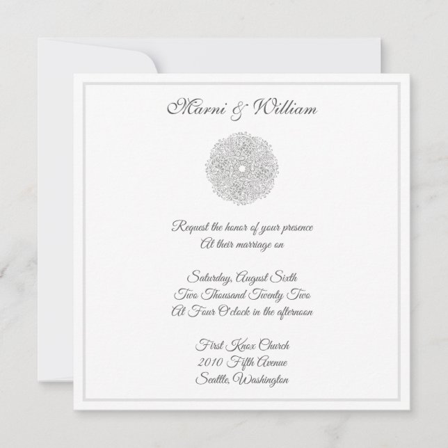 Invitación a la boda (Anverso)
