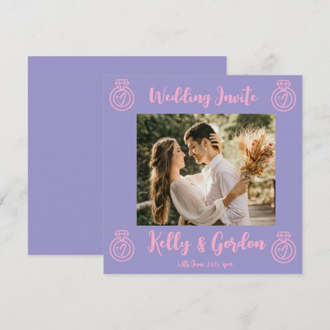 Invitación a la boda (Anverso / Reverso)