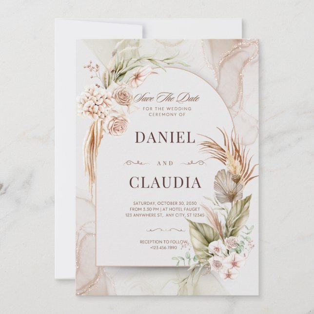 Invitación a la boda (Anverso)