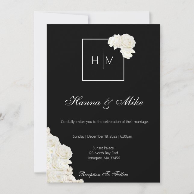 Invitación a la boda (Anverso)