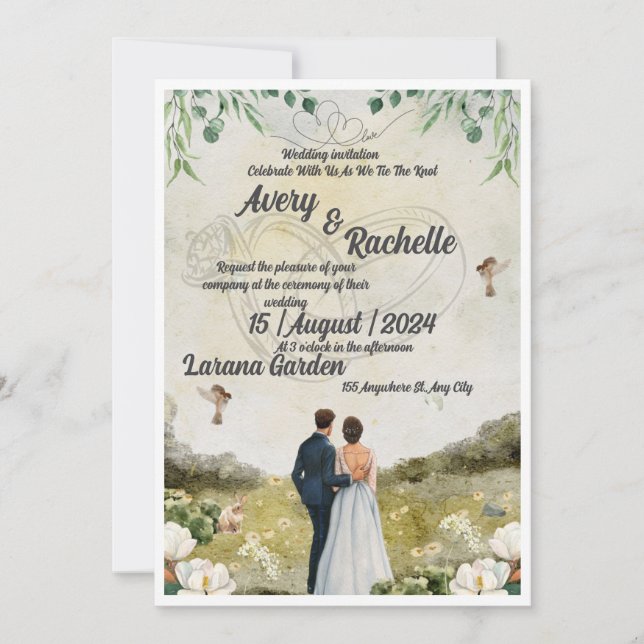 Invitación a la boda (Anverso)