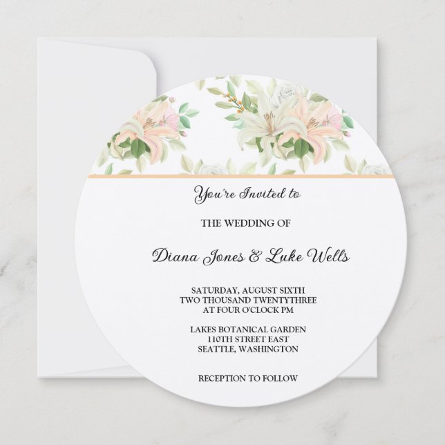Invitación a la boda (Anverso)