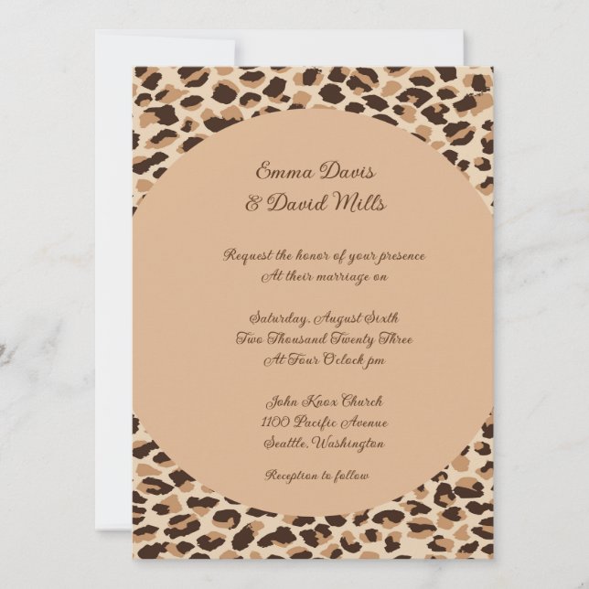 Invitación a la boda (Anverso)