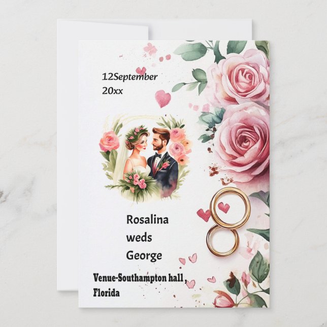 Invitación a la boda (Anverso)