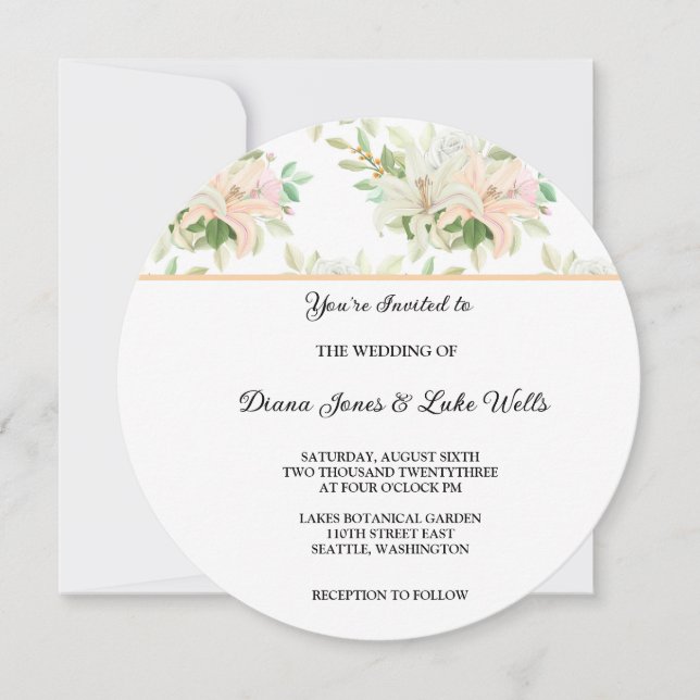 Invitación a la boda (Anverso)