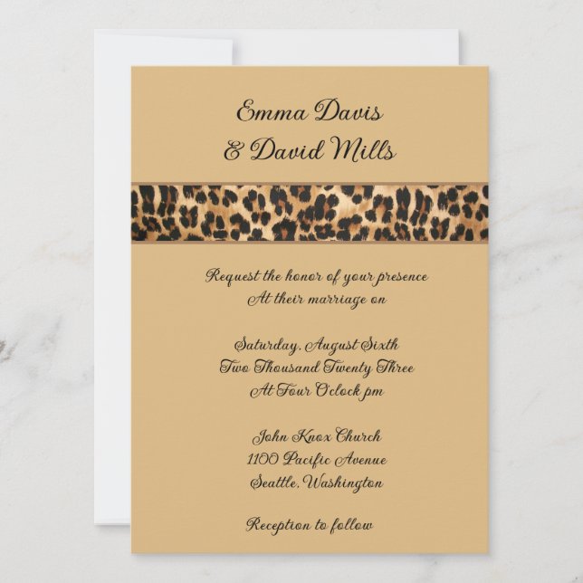 Invitación a la boda (Anverso)