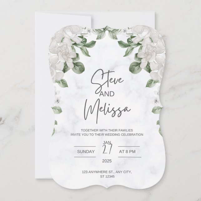 Invitación a la boda (Anverso)