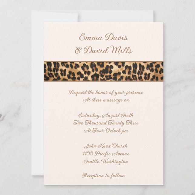 Invitación a la boda (Anverso)