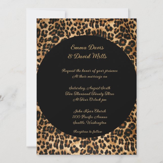 Invitación a la boda (Anverso)