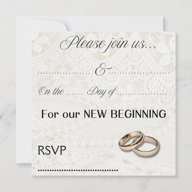 Invitación a la boda (Anverso)