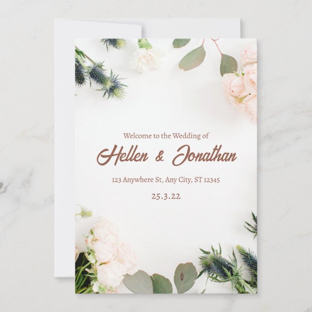 Invitación a la boda (Anverso)