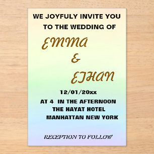 Invitación a la boda