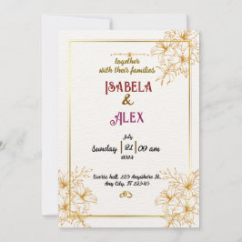 Invitación a la boda