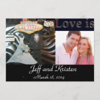 Invitación a la boda 2014 en Las Vegas