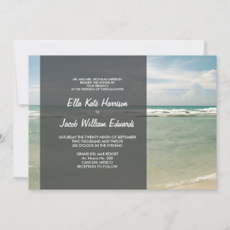 Invitación a la boda 5x7 // Colección de playa mod