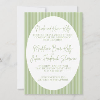 Invitación a la boda a rayas!