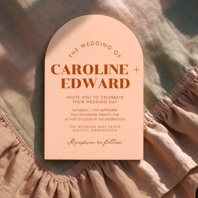 Invitación a la boda a rayas retro (Subido por el creador)