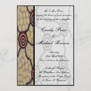 Invitación a la boda aborigen Eora