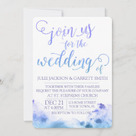 Invitación a la boda acuarela