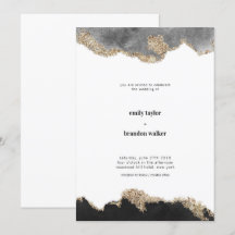Invitación a la boda acuarela