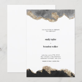 Invitación a la boda acuarela