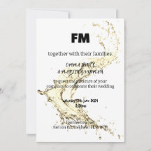 Invitación a la boda acuarela