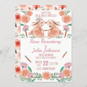 Invitación a la boda acuarela